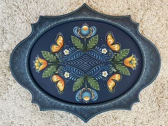 Floral Butterfly Tray E-Packet